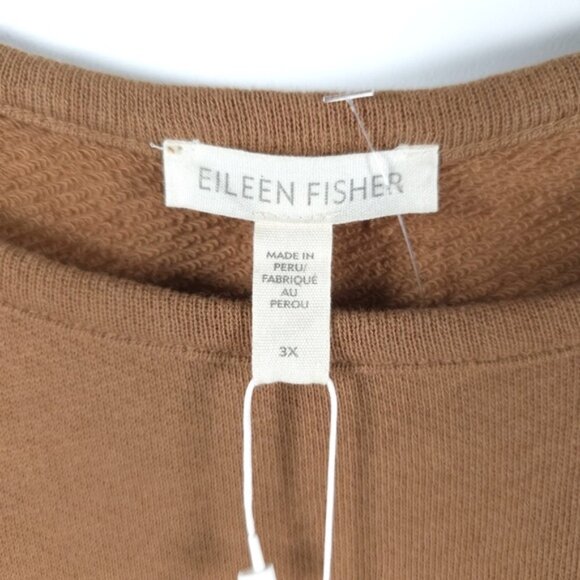 NWOT EILEEN FISHER ORGANIC‎ COTTON Crew Nk Tank Jersey Dress Peru Made Size 3X - Picture 7 of 13